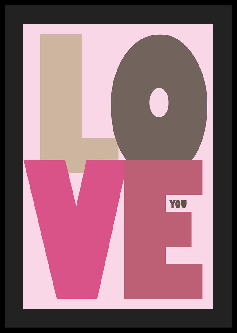 En färgstark hyllning till kärleken i modern stil.-12