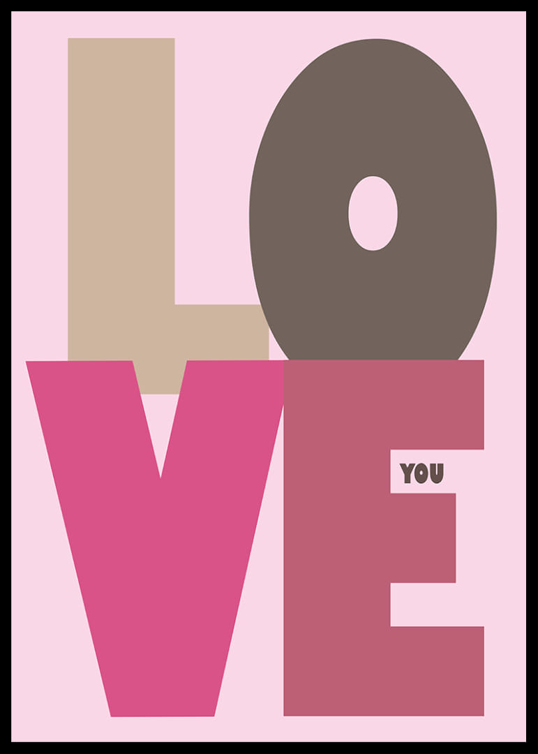 En färgstark hyllning till kärleken i modern stil.-12