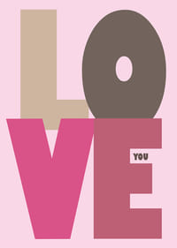 En färgstark hyllning till kärleken i modern stil.-3