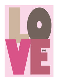 En färgstark hyllning till kärleken i modern stil.-1