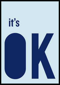 Enkelt och lugnande budskap i blått.-2