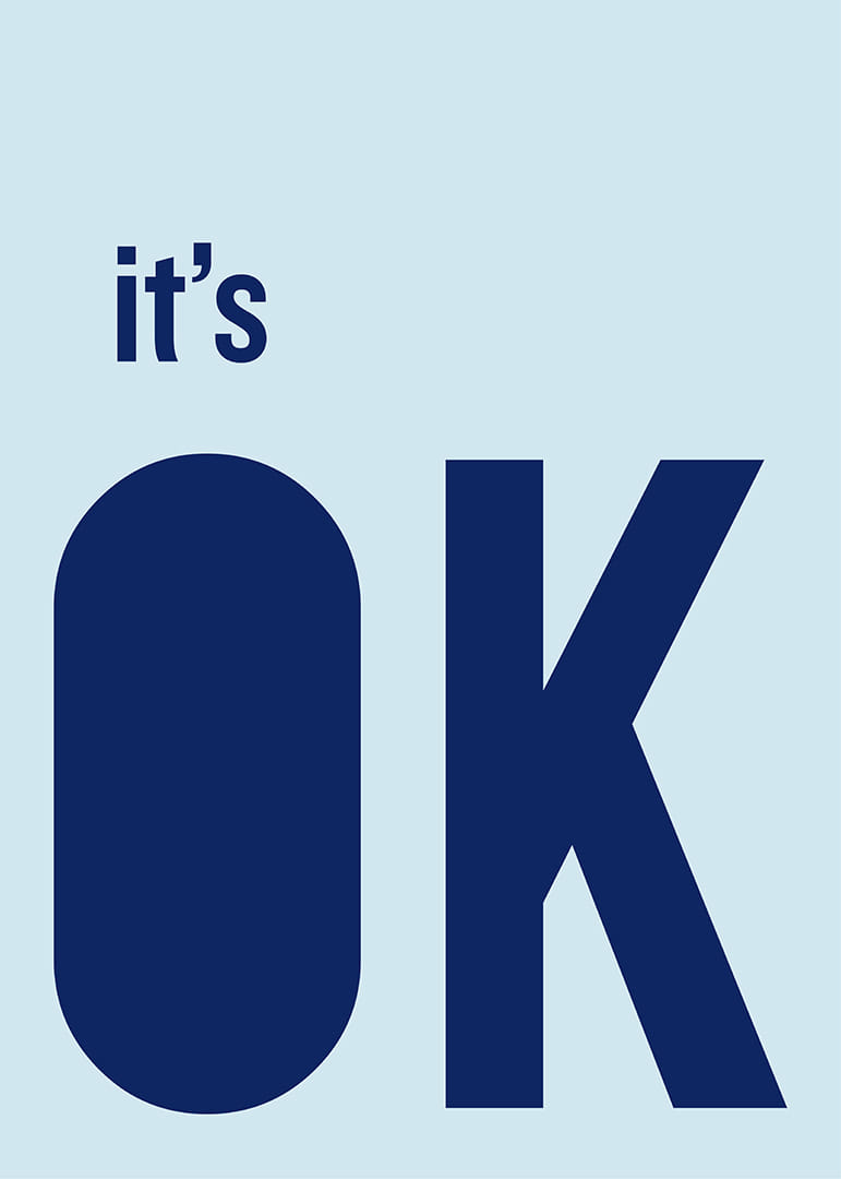 Enkelt och lugnande budskap i blått.-12