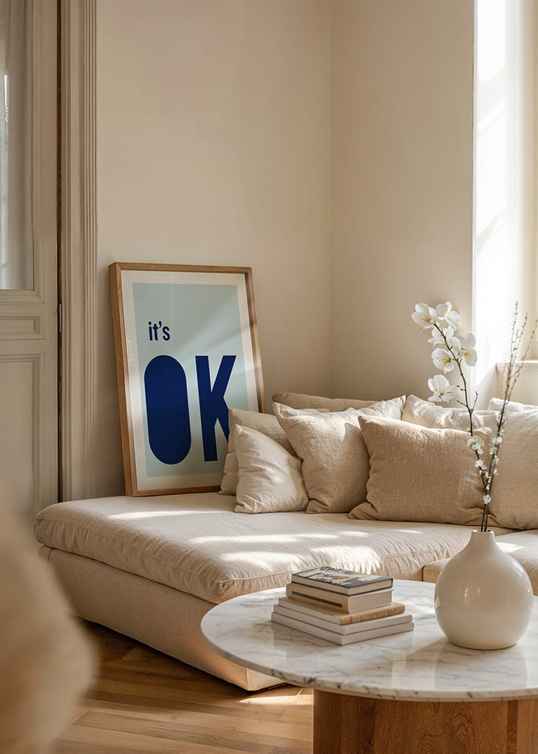 Enkelt och lugnande budskap i blått.-12