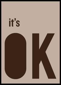 Stilren poster med ett lugnande budskap i mjuka jordtoner.-2