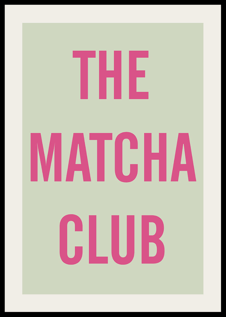 Ett modernt uttryck i rosa på mjuk grön bakgrund.-12