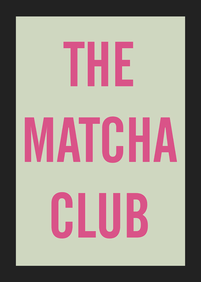 Ett modernt uttryck i rosa på mjuk grön bakgrund.-12