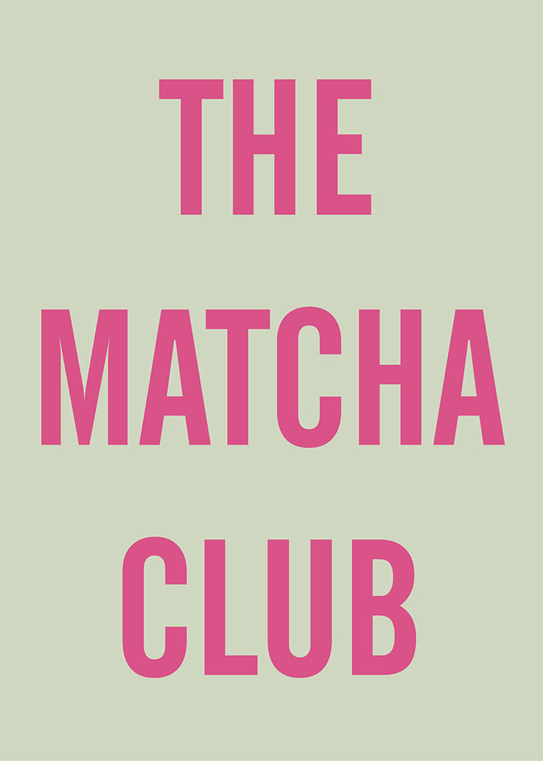 Ett modernt uttryck i rosa på mjuk grön bakgrund.-12