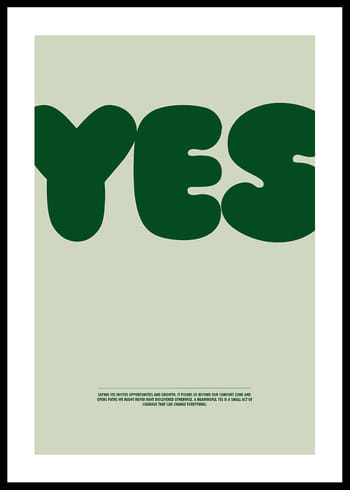 Affiche YES Green