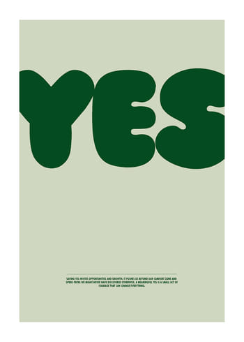 Affiche YES Green
