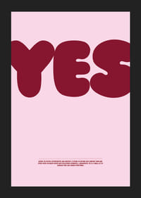 Das große „JA“ auf dem Plakat inspiriert zu Mut und eröffnet neue Möglichkeiten.-5