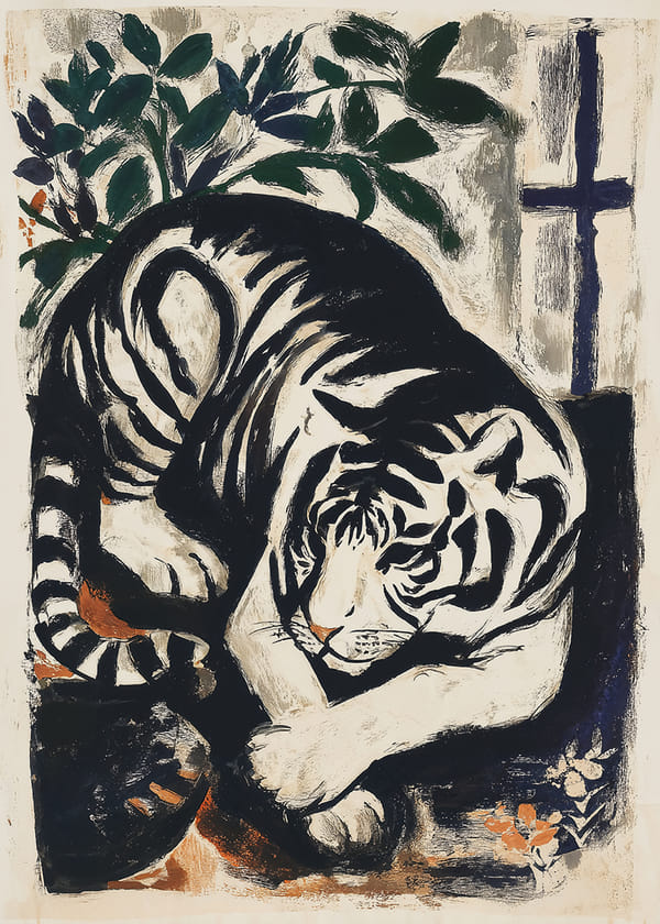 Plagát Graceful Tiger