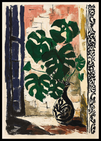 Poster Swiss cheese plant