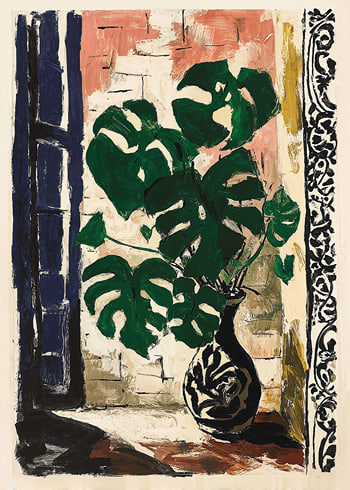 Poster Swiss cheese plant