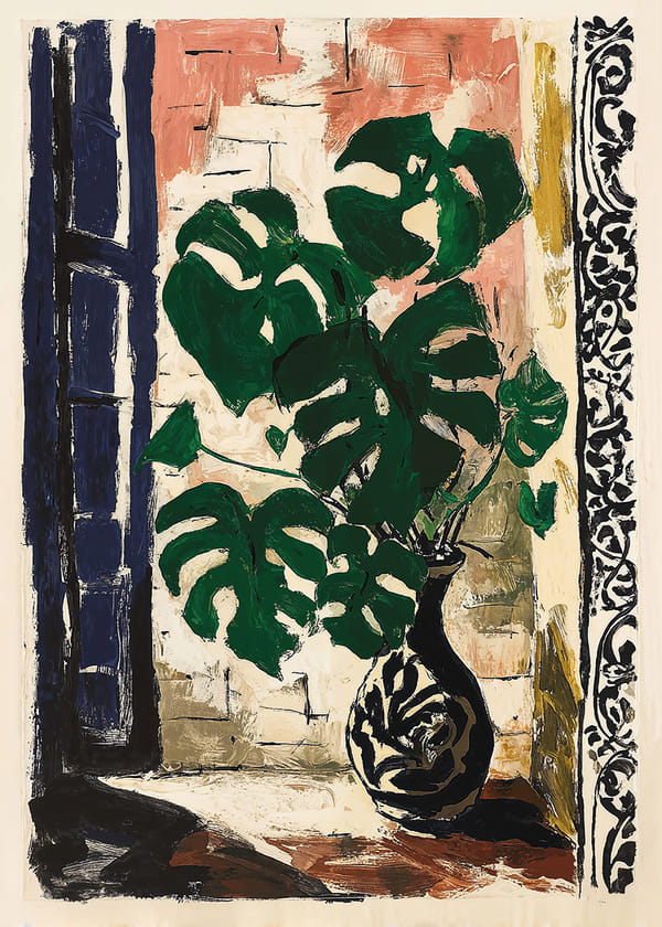 Plagát Swiss cheese plant