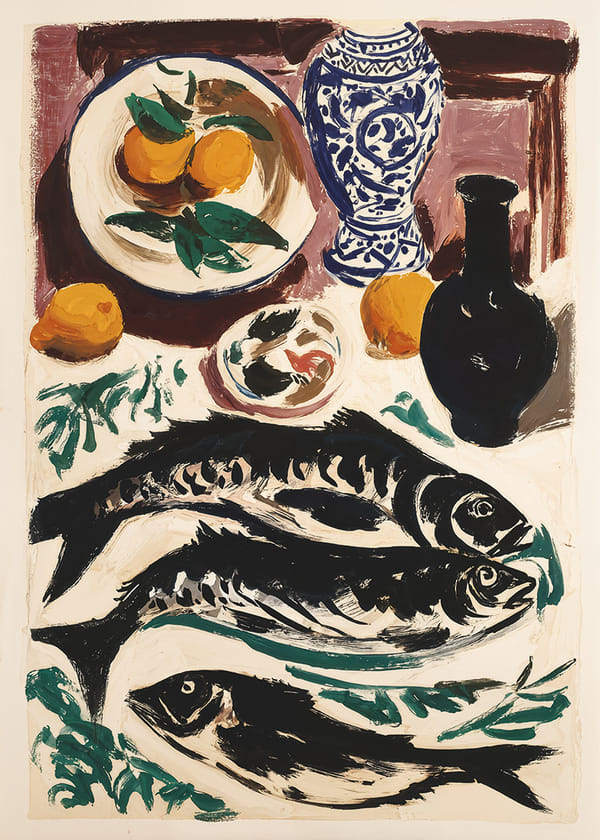 Plagát One Two Three Fish