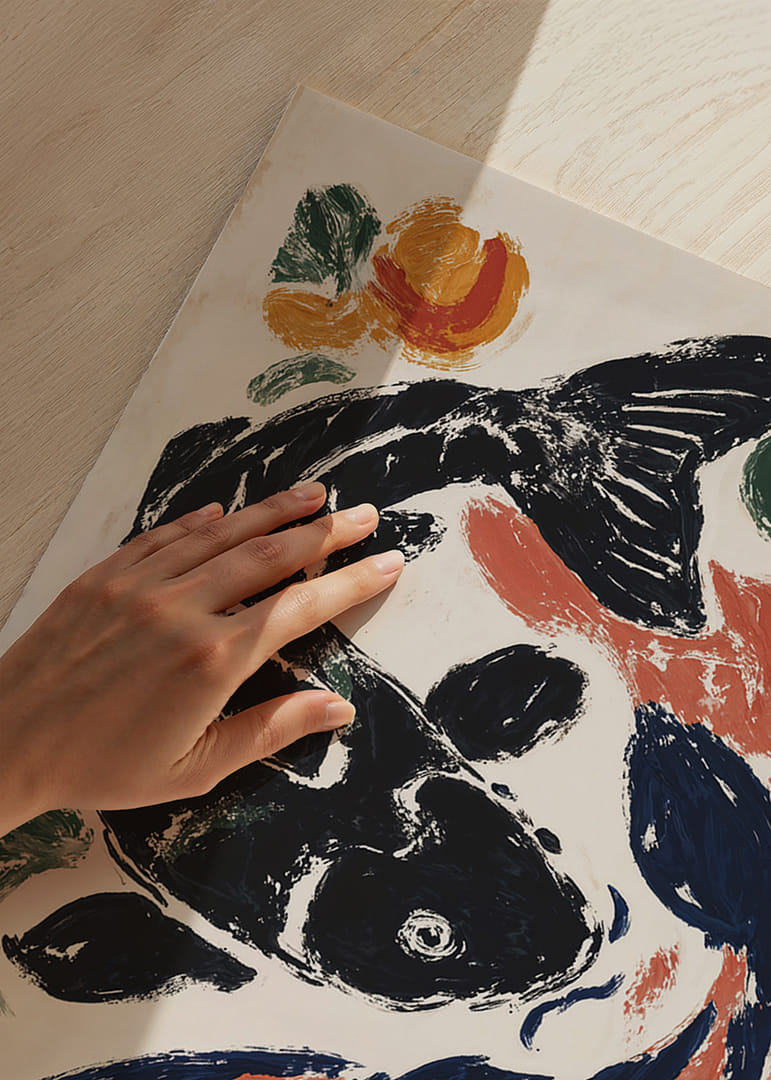 Zwei Kois schwimmen elegant in perfekter Harmonie.-12