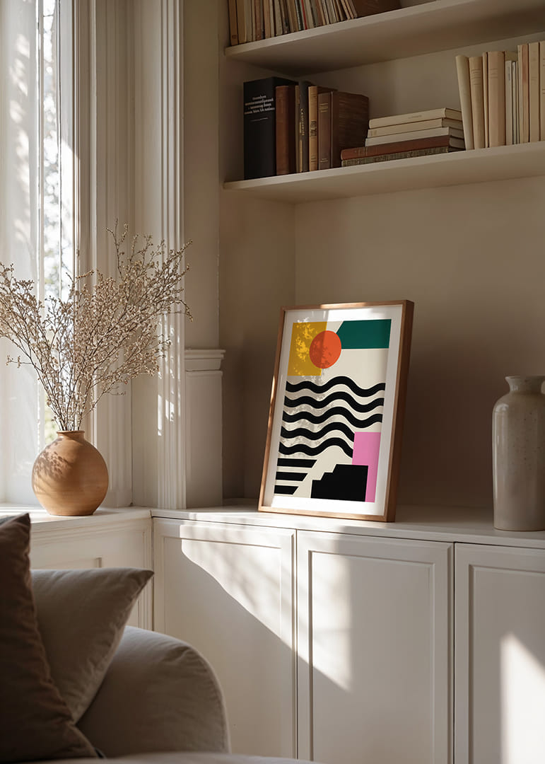 Opvallende vormen en kleuren zorgen voor een levendige indruk.-12