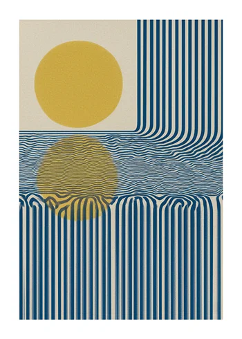 Poster Sunlit Waves