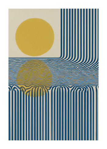 Póster Sunlit Waves