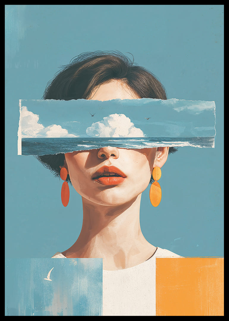 Et surrealistisk syn med drømmeaktige himmelstrøk og sterke farger.-12