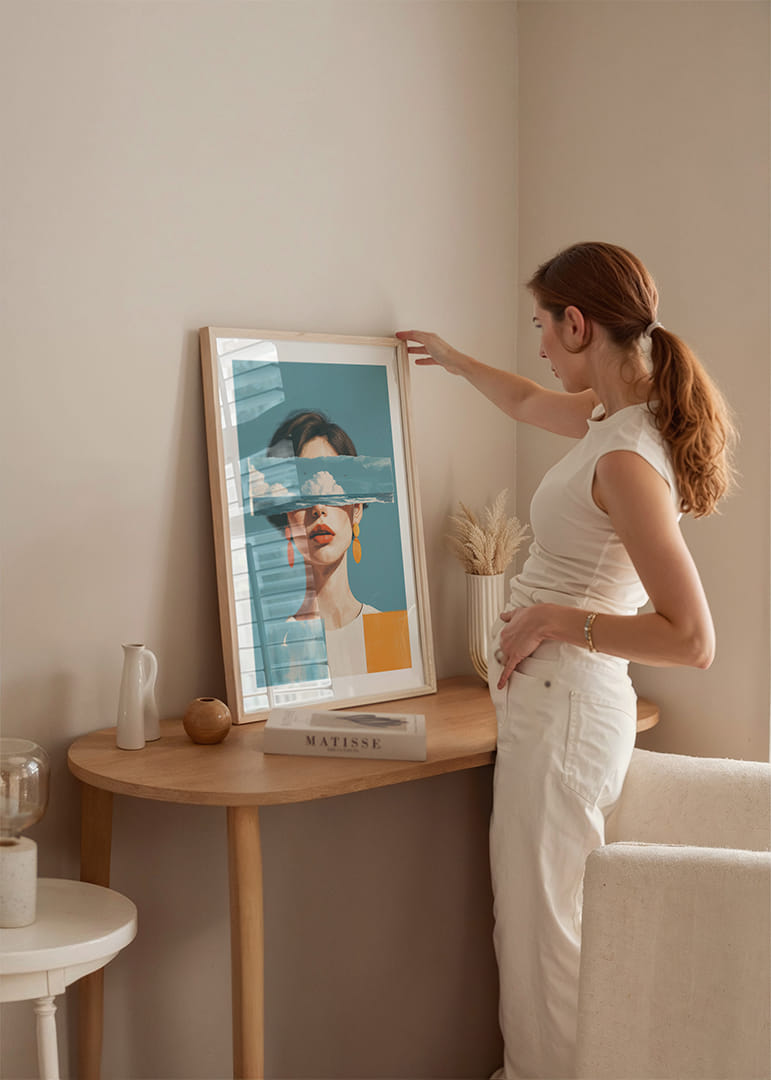 Et surrealistisk syn med drømmeaktige himmelstrøk og sterke farger.-12