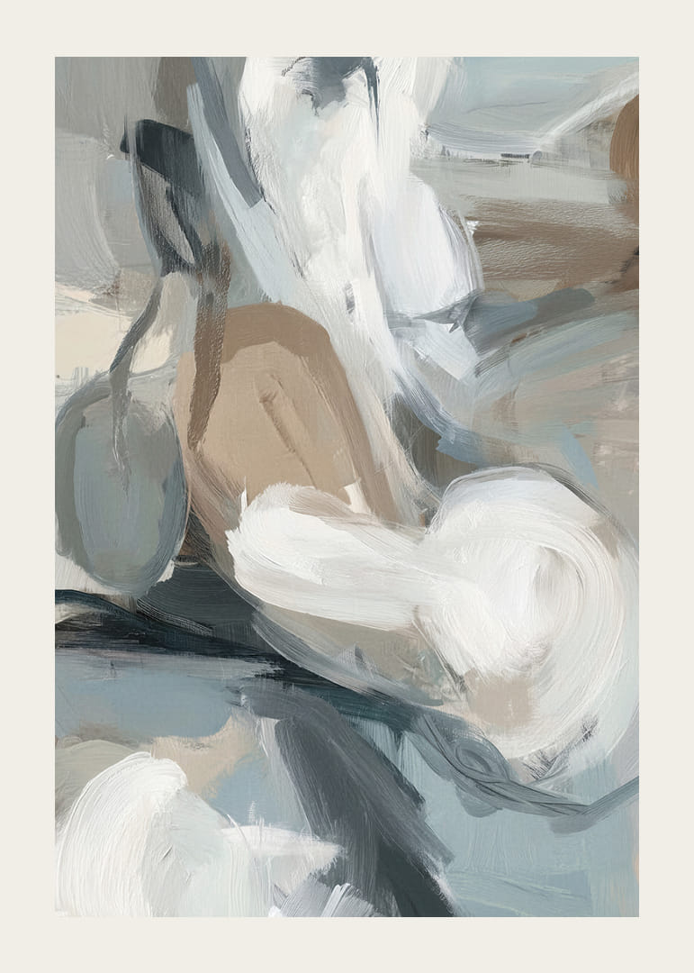 Des coups de pinceau doux aux couleurs apaisantes créent la paix.-12