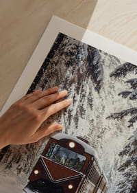 A train creates magic in the winter landscape.-5