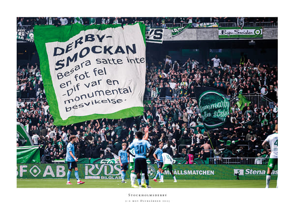 Poster Hammarby Derbysmockan 2025