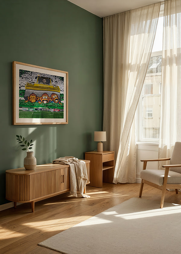Poster Hammarby - Djurgården Tifo 2025 No3 crossfade