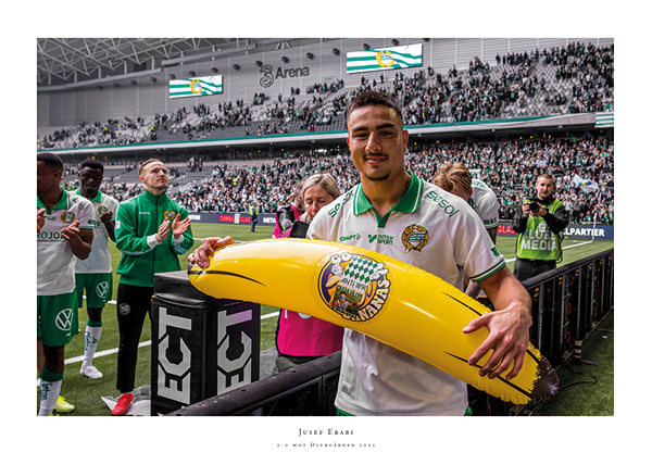 Poster Jusef Erabi Hammarby Banan 2025