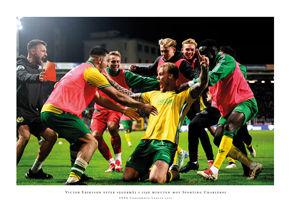Poster Victor Eriksson UEFA Conference League 2025 No1