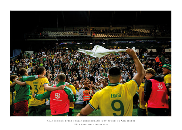 Poster Hammarby UEFA Conference League 2025
