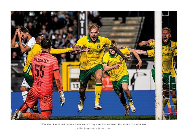Poster Victor Eriksson UEFA Conference League 2025 No2