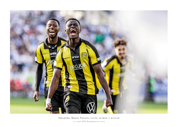 Poster Ibrahima Breze Fofan Hammarby 2025 No1