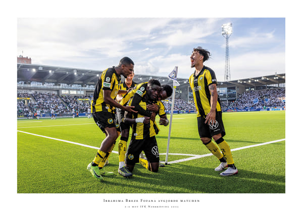 Poster Ibrahima Breze Fofan Hammarby 2025 No2