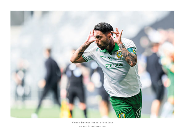 Poster Nahir Besara Hammarby 2025 No2