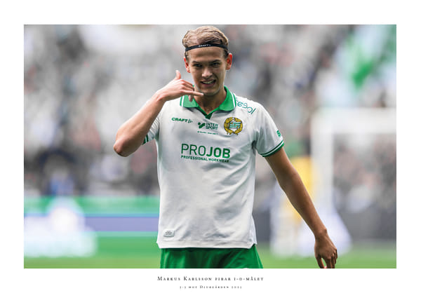 Poster Markus Karlsson Hammarby 2025
