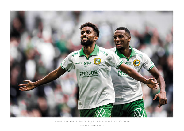 Poster Tesfaldet Tekie Och Paulos Abraham Hammarby 2025