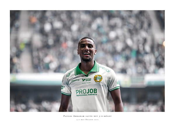 Poster Paulos Abraham Hammarby 2025