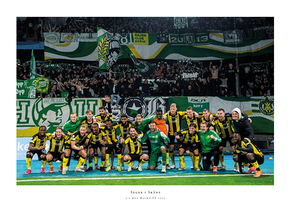 Poster Hammarby - Malmö 2025