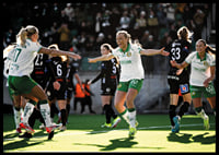 Smilla Holmberg, Stina Lennartsson och Vilde Hasund Hammarby 2025-4