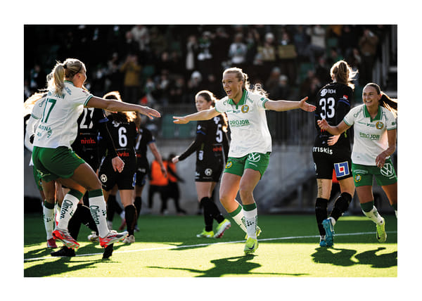 Poster Smilla Holmberg, Stina Lennartsson och Vilde Hasund Hammarby 2025