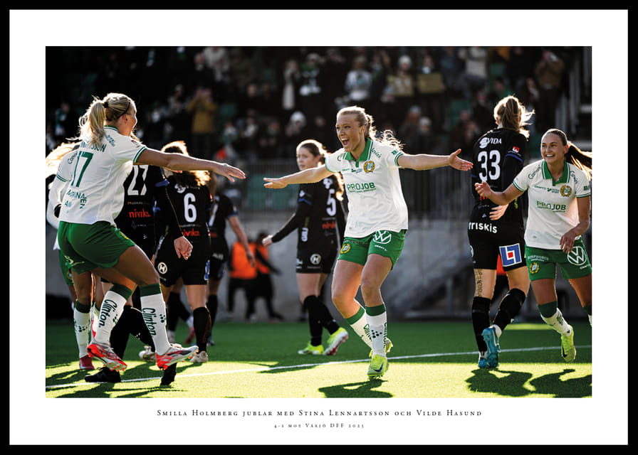 Smilla Holmberg, Stina Lennartsson och Vilde Hasund Hammarby 2025-12