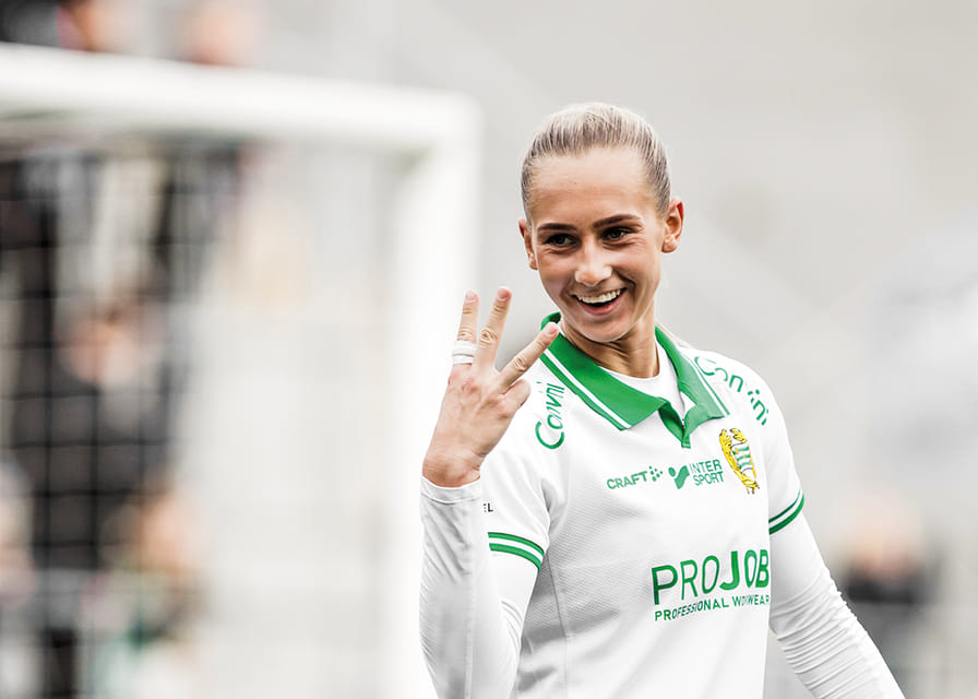 Ellen Wangerheim Hammarby Hattrick 2025-12