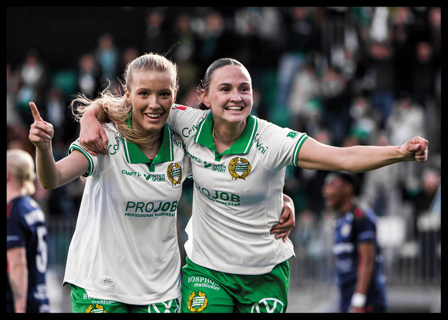 Smilla Holmberg och Vilde Hasund Hammarby 2025-12