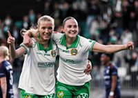 Smilla Holmberg och Vilde Hasund Hammarby 2025-5