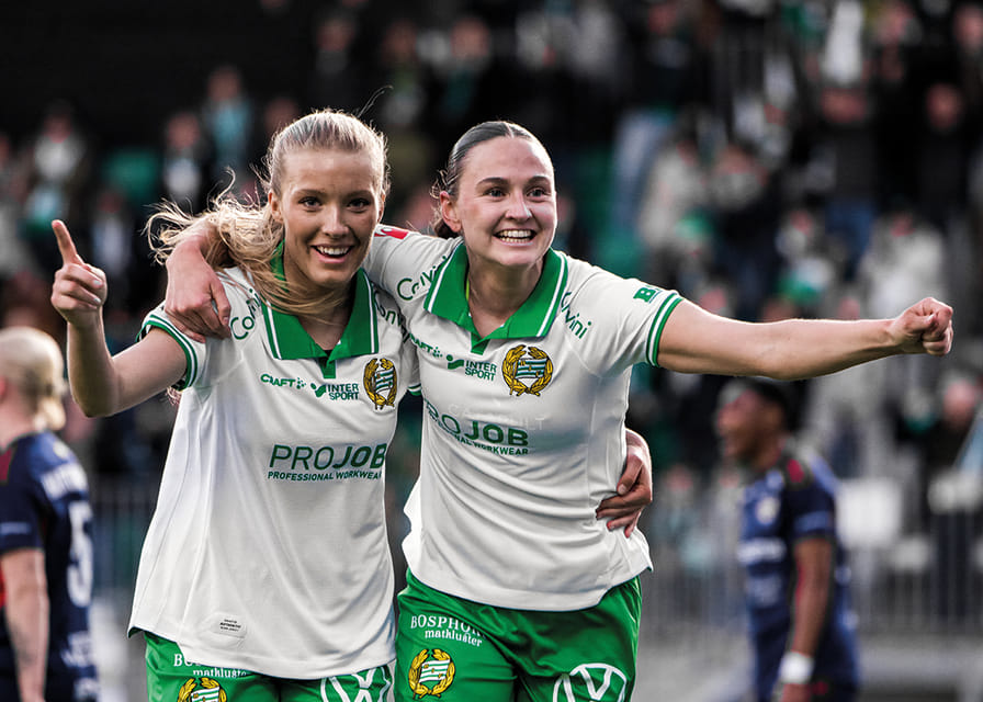 Smilla Holmberg och Vilde Hasund Hammarby 2025-12