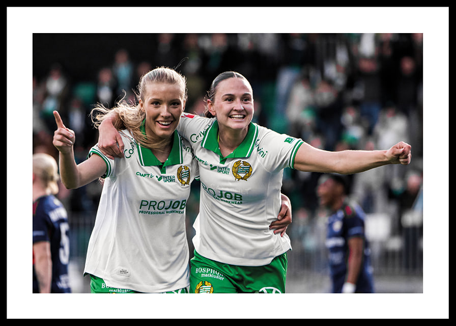Smilla Holmberg och Vilde Hasund Hammarby 2025-12