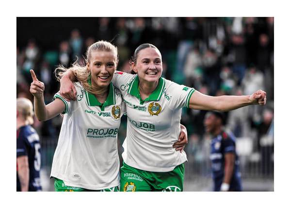 Poster Smilla Holmberg och Vilde Hasund Hammarby 2025