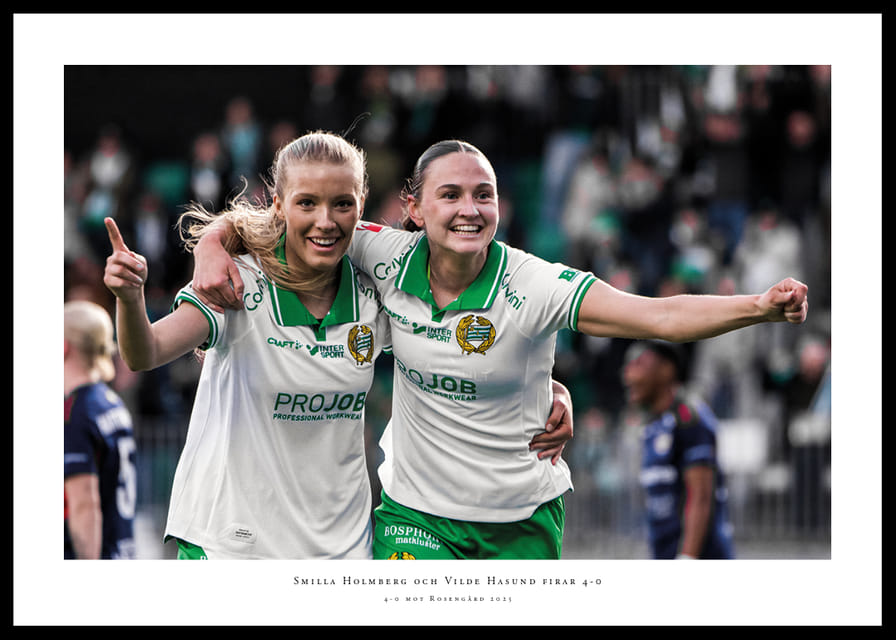 Smilla Holmberg och Vilde Hasund Hammarby 2025-12